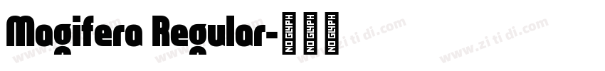 Magifera Regular字体转换